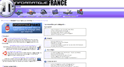 Desktop Screenshot of informatiquefrance.com