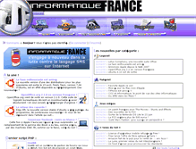 Tablet Screenshot of informatiquefrance.com